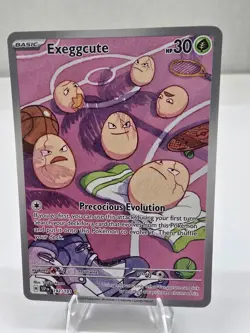 Pokemon Card TCG: Exeggcute 192/191 Surging Sparks Illustration Rare Card NM - Image 1