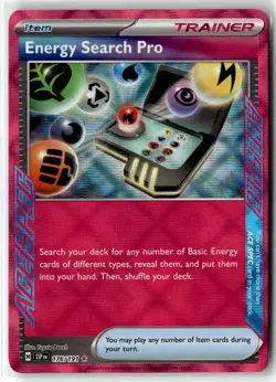 Energy Search Pro ⭐ 176/191 Holo ACE SPEC Rare Surging Sparks 2024 Pokemon NM - Image 1