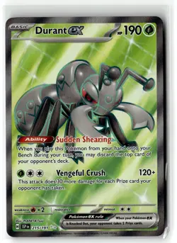Durant ex ⭐ 215/191 Holo Ultra Rare Surging Sparks 2024 Pokemon NM - Image 1