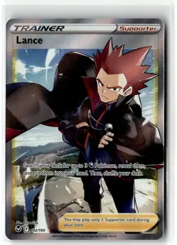 Lance ⭐ 192/195 Holo Rare Ultra Silver Tempest 2022 Pokemon NM - Image 1
