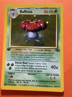 Pokemon Jungle 1st Edition Rare Holo: Vileplume 15/64 French version - Image 1