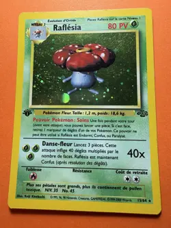 Pokemon Jungle 1st Edition Rare Holo: Vileplume 15/64 French version - Image 2