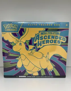 Pokemon TCG Mega Evolution Ascended Heroes Elite Trainer Box ETB – New & Sealed - Image 1