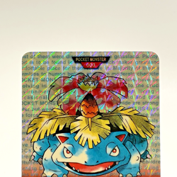 Venusaur Blastoise Bandai Carddass No. 003 009 Red Prism Holo Japanese Pokemon - Image 3
