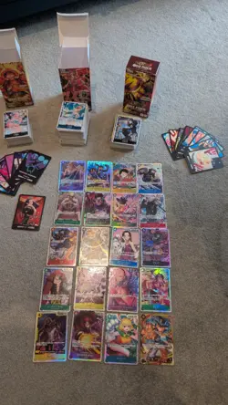 One Piece TCG lot EB03 Heroines Edition, PRB01, PRB02 Bulk Jap C, UC, R, SR, SEC - Image 1