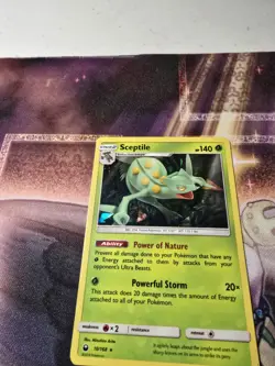 Sceptile 010/168 Exclusive Cracked Ice Holo Pokemon Card English MP - Image 3
