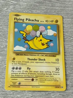 Pokemon FLYING PIKACHU 110/108 Collecting Card - VERY GOOD to MINT - never playe - Image 1
