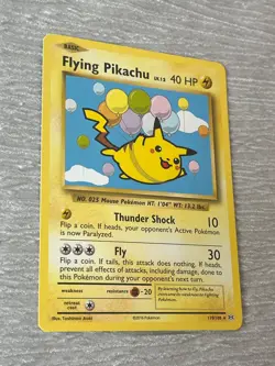 Pokemon FLYING PIKACHU 110/108 Collecting Card - VERY GOOD to MINT - never playe - Image 3
