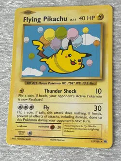Pokemon FLYING PIKACHU 110/108 Collecting Card - VERY GOOD to MINT - never playe - Image 4