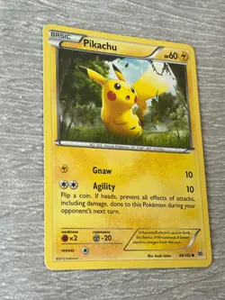 Pokemon PIKACHU Gnaw 48/162 Collecting Card - VERY GOOD to MINT - never played - Image 3