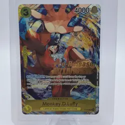 Monkey D. Luffy SEALED OP04 Pre Release Winner Tournament Promo Card P-036 ENG - Image 1