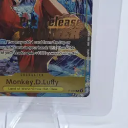 Monkey D. Luffy SEALED OP04 Pre Release Winner Tournament Promo Card P-036 ENG - Image 5