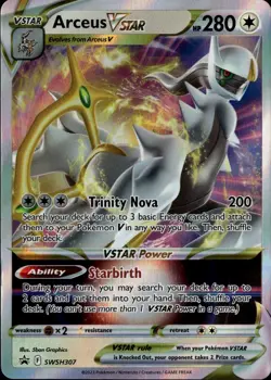 Arceus VSTAR - Holo Promo SWSH: Sword & Shield Promo Cards SWSH307 NM - Image 1