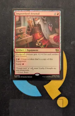 Improvised Arsenal Foil Rare TMT 092 Teenage Mutant Ninja Turtles MTG - Image 1