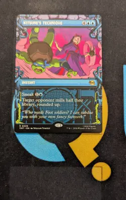 Kitsune's Technique Showcase Rare TMT 229 Teenage Mutant Ninja Turtles MTG - Image 1