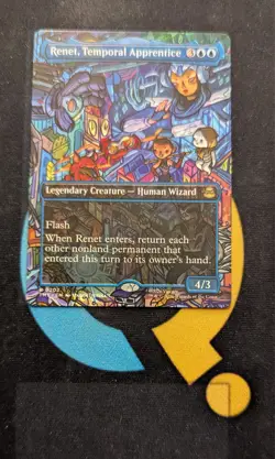 Renet, Temporal Apprentice Borderless Rare TMT Teenage Mutant Ninja Turtles MTG - Image 1