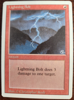 Lightning Bolt - Revised - Unplayed - Image 1