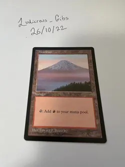 MTG Magic Mountain - Mount Fuji APAC Basic Land Promo - Image 4