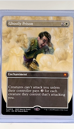 MTG Magic the Gathering SPG MKM Special Guests Borderless #19 Ghostly Prison - Image 1