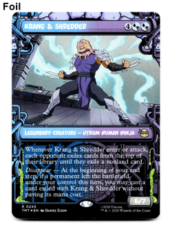 Krang & Shredder (Showcase) - FOIL - MTG: Teenage Mutant Ninja Turtles 💧💀 - Image 1