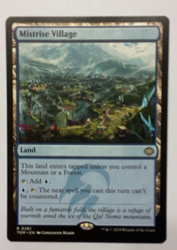 Mistrise Village Tarkir: Dragonstorm Regular NM-M Unplayed MTG 0261 - Image 1