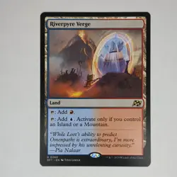 Magic: The Gathering Riverpyre Verge Rare Land Regular DFT 0260 English - Image 1