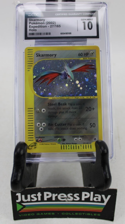 Pokemon 27/165 Skarmory Holo GEM MINT 10 CGC Low Pop! - Image 1