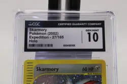 Pokemon 27/165 Skarmory Holo GEM MINT 10 CGC Low Pop! - Image 4