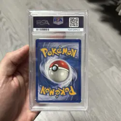 Pokemon 1999 Game Base Set Growlithe #28 PSA 9 - Image 2