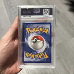 Pokemon 1999 Game Base Set Machop #52 PSA 9 - Image 2