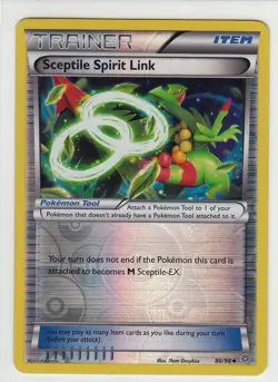 Pokemon TCG - Sceptile Spirit Link 80/98 Reverse Holo - Ancient Origins 2015 -NM - Image 1