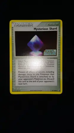 POKEMON MYSTERIOUS SHARD STAMPED EX CRYSTAL GUARDIANS 81/100 ENG NM NO GOLD STAR - Image 1