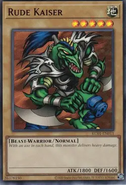 Near Mint, English Yu Gi Oh Rude Kaiser - KC01-EN011 - Ultra Rare - Unlimited Ed - Image 1