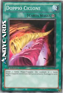 DOPPIO CICLONE • (Double Cyclone) • Comune • DREV IT046 • 1Ed • YUGIOH! - Image 1