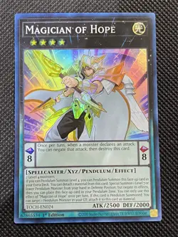 YuGiOh! Magician of Hope TOCH-EN024 Super Rare 1st Edition Near Mint Toon Chaos - Image 1