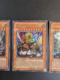 Theinen Andro Teleia Sphinx Set EP1-EN001/2/3 Ultra Rare good condition Yugioh - Image 3