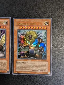 Theinen Andro Teleia Sphinx Set EP1-EN001/2/3 Ultra Rare good condition Yugioh - Image 4