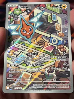 Rotom 197/182 Holo Illustration Rare Destined Rivals Pokemon Card NM/M - Image 3