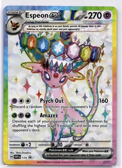 Espeon ex - 175 - SVP SV: Scarlet & Violet Promo Cards #SVP 175 Promo Normal NM - Image 1