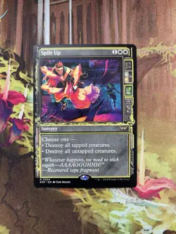 Mint/Near-Mint, English - 1 x MTG Split Up - Showcase Duskmourn: House of Horror - Image 1