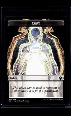 2021 MTG Magic the Gathering Unique and Misc Promo Token #12 Land Mine Copy - Image 2