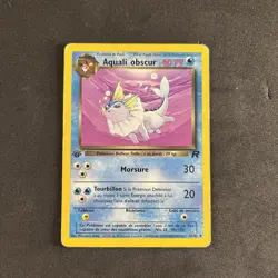 CARTE POKEMON AQUALI OBSCUR 45/82 EDITION 1 FR UNCO WIZARDS TEAM ROCKET - Image 1