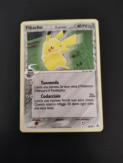 Carte Pokemon PIKACHU 93/92 Specie Delta ITA Holo Italiano - Image 1