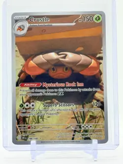 2025 Pokemon CRUSTLE #186/182 Illustration Rare Destined Rivals - Not Played 🔥 - Image 1