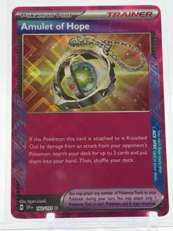 2024 Pokemon AMULET OF HOPE #162/191 Ace SPEC Holo Sv08: Surging Sparks - NP 🔥 - Image 1