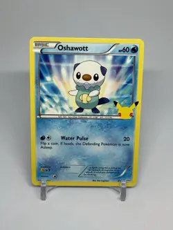 Pokemon Oshawott 21/25 non-HOLO 25th Anniversary Mcdonalds Promo 2021 - Image 1