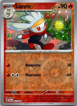 Carte Pokemon Lapyro 027/142 Reverse - 2024 - Image 1