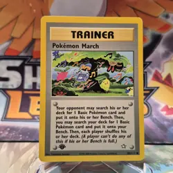 Pokemon March 102/111 1st Edition Neo Genesis Pokemon LP - Image 1