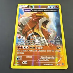 Pokemon TCG Entei 15/98 XY-Ancient Origins Reverse Holo NM - Image 2