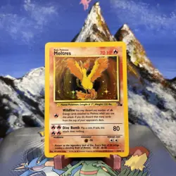 Moltres - 12/62 Pokemon Fossil - Holo LP 🔥 - Image 1